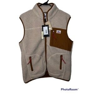 Madewell x Penfield® Mattawa Fleece Sherpa Zip-Up Vest Size  Large NWT